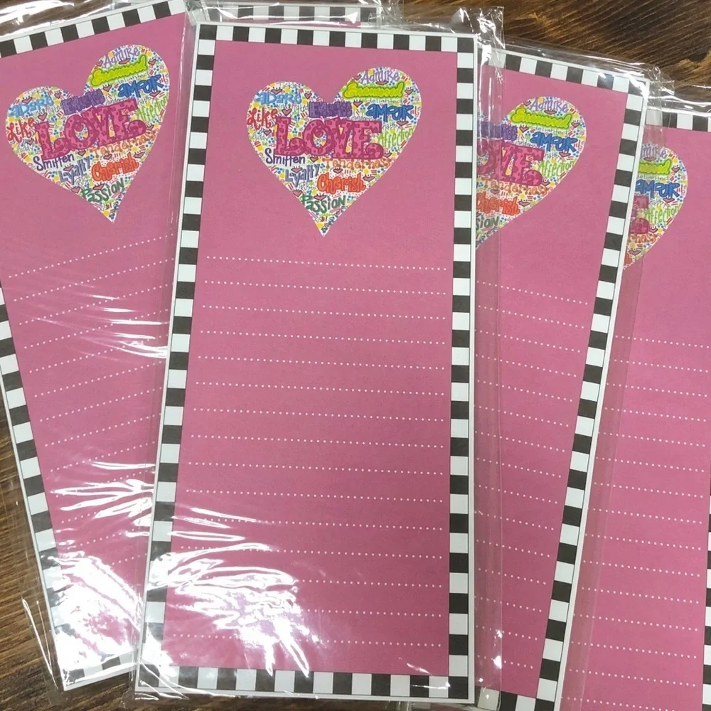 🌷4 Love Notepads
